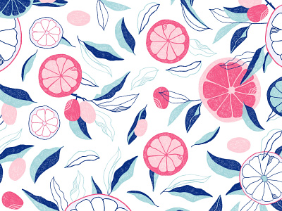 Limes and oranges pattern