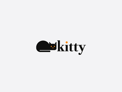 kitty brand identity branding design flat icon illustration logo minimal minimalist logo modern logo