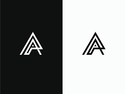 A branding design flat icon logo minimal typography