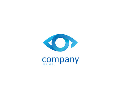 eye logo app branding design flat icon illustration logo minimal