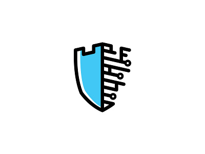 shield up app brand identity branding design flat icon illustration logo minimal modern logo web