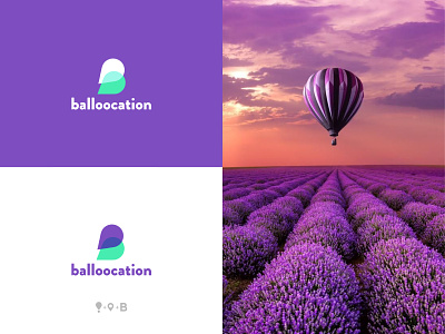 Balloocation logo concept azerbaijan baku branding dailylogochallange design graphicdesign illustration poster purple logo typography vector