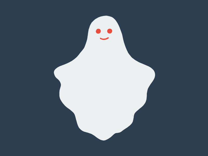 Mythical Monday 24 - Ghost animation creature ghost happy loop mythical spirit tighty whities underwear