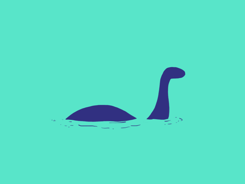 Mythical Monday 28 - Loch Ness Monster bubble creature dinosaur fart lake mythical nessie photograph scottland