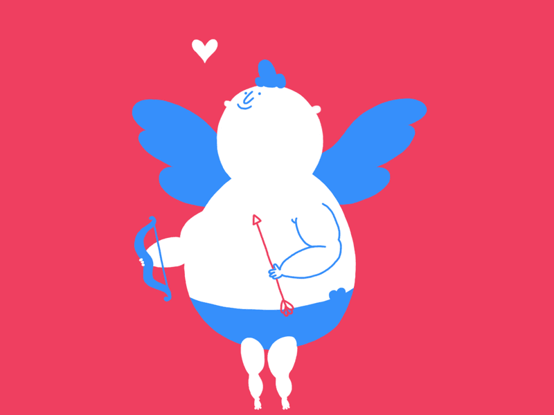 Mythical Monday 30 - Cupid animation arrow bow chubby creature cupid heart love mythical valentines day