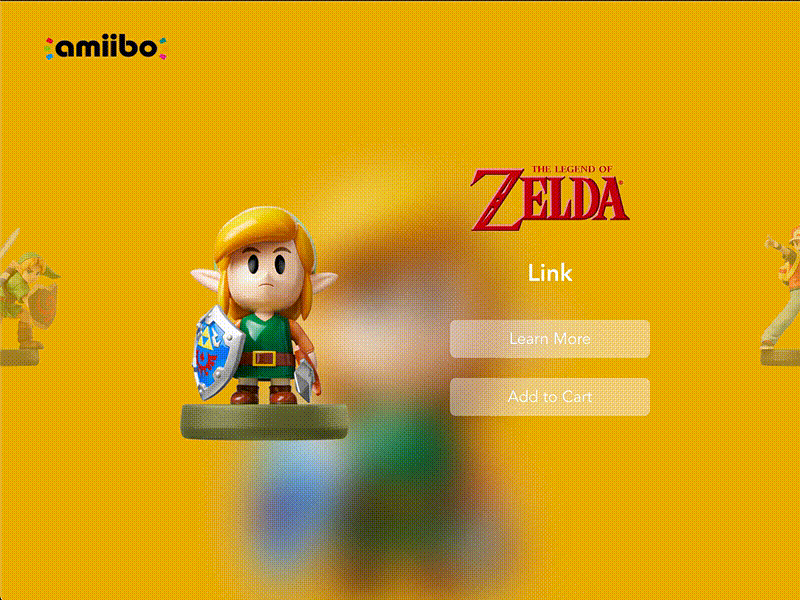 Nintendo Amiibo Landing Page amiibo javascript nintendo vuejs web