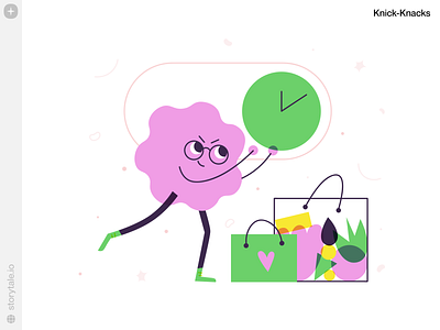 NEW: Knick-Knacks Illustrations 🥰 colorful cute design funny illustration new product storytale vector web