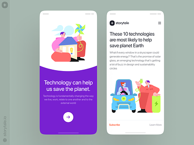 Eco Life 🌱 app design care colorful design earth eco ecohabits ecology illustration nature storytale typography ui vector worldwide