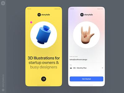 Humanity Illustrations ✌️ 3d app design colorful design humanity icons illustration objects product shapes storytale ui