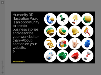 Humanity 3D objects ❤️ 3d bright colorful design humanity icons illustration illustrations objects product storytale stylish ui uxui volumetric web