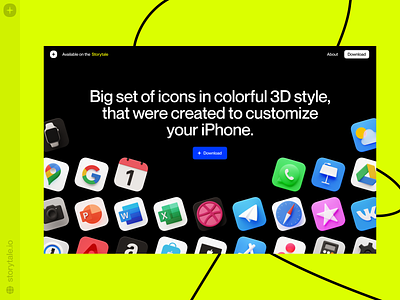 Caramel Icon Set 3d app app design apple application branding colorful craftwork icon icons illustration ios iphone logo volumetric