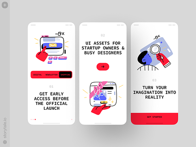 Nuts Illustrations 😍 app app design bright colorful contrast design illustration nuts outline storytale ui vector