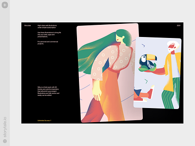 Silky Illustrations ✨ characters colorful design flat grainy illustration noisy product sharp silky storytale style ui vector web