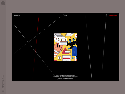 Superb illustrations 🖤 characters colorful contrast design illustration product storytale superb ui web