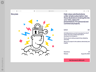 UX/UI Illustrations 👨‍💻 characters clean colorful contrast design illustration outline product storytale ui uxui vector web