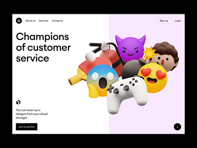 Superscene 3D Objects ⭐️ 3d branding characters colorful design emoji illustration logo objects product storytale superscene things ui