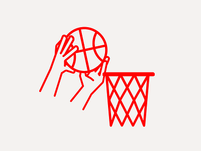 Basketsport! basketball flat hands illustration line linedrawing linework singleweight sketch sport sports vector
