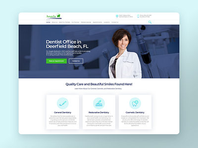 Angela Berkovich Website Design