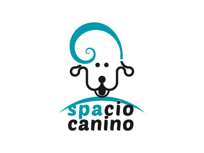 Spacio Canino branding character design design logo type