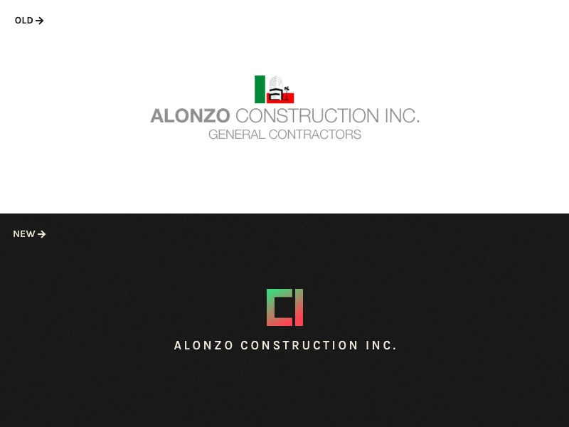 Alonzo Construction Inc. - Logo Concept by Carlos Mortera for Cre8tive ...