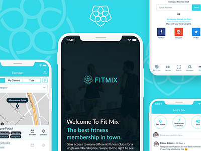 Fitness app redesign