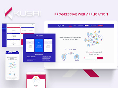 Progressive Web App UI design