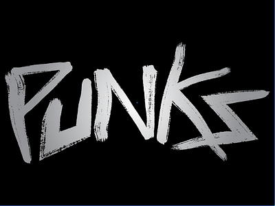 Punks brush custom grunge metal pain punk rock type typography