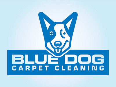 Blue Dog Carpet Cleaning blue carpet cleaning dog dogs logo pup puppy