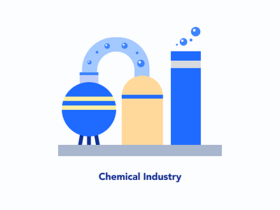 Chemical Industry - Illustration illustraion product design uiuxdesign