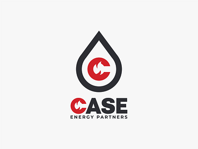 CASE Energy Partners Logo best best of dribbble brand c letter case design designer dribbble best shot drop energy fire flame gas icon identity logo mark minimal oil symbol