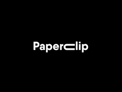 Paperclip branding clever content creation copywriters creative digital content flat icon logo logotype media minimal negativespace office paper paperclip simple symbol