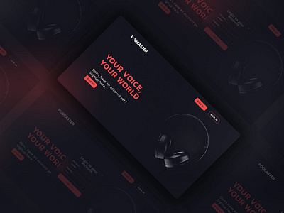 Podcaster | Podcast Platform UI/UX Web App app design application dark mode design inspiration graphic design interface design mobile app music music player platform design podcast podcaster ui uidesigner uiux user experience user interface ux web app web design