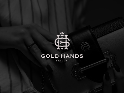 Gold Hands abbreviation brand branding design elegant elegant logo g logo h logo jewelry logo logo design logotype luxury minimalist rings royal