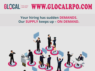 Hiring Demand Glocal RPO branding design rpo