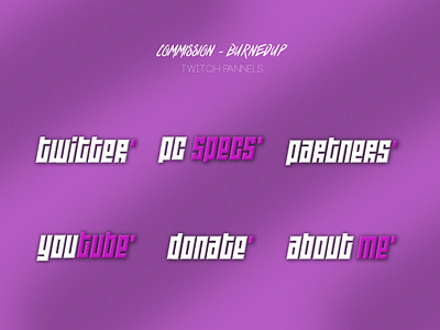 Twitch Graphics | Commission