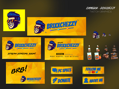 Twitch Graphics | Commission branding commission design graphic design twitch