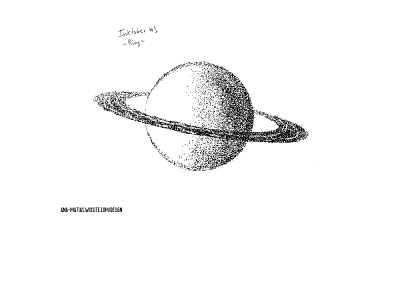 Inktober Day 1 - Ring inktober day 1 inktober2019 planet ring space