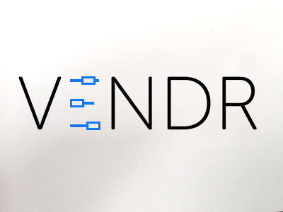 VENDR app logo sketch