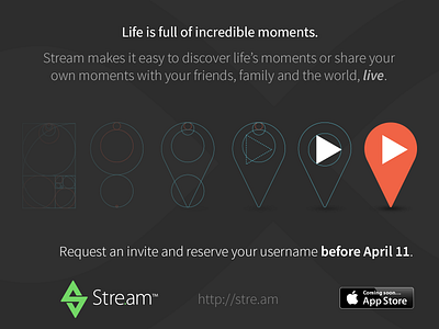 Life is full of incredible moments app coming soon icon ios stream