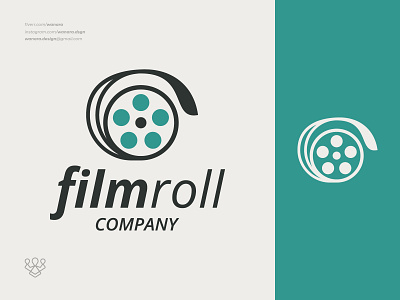 Film Roll Logo Design art