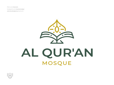 Alqur'an & Mosque Logo Design art