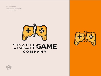 Crash Game Logo Design art