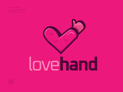 Love Hand Logo Design