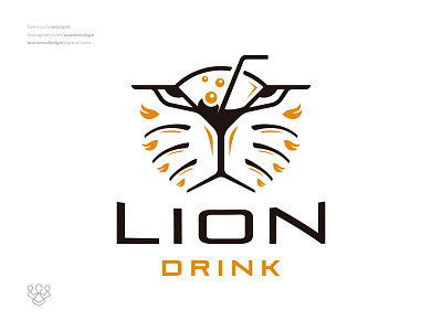 Lion Drink Logo corporate