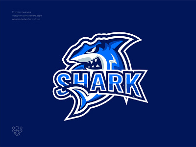 Shark Mascot Logo corporate