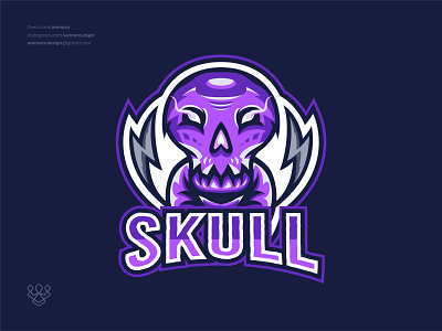 Skull Mascot Logo corporate