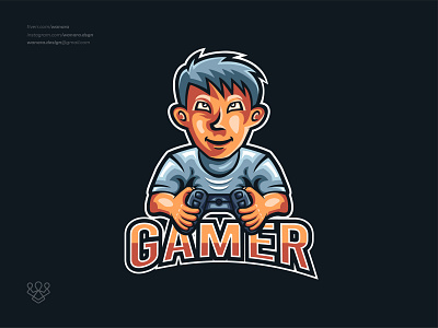 Gamer Mascot Logo corporate