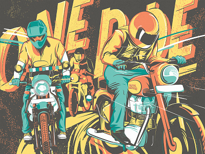 Motorcycle Art design flat illustration graphicdesign illustration moto motorcycle t shirt art typography vector