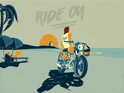 Moto Love flat illustration graphicdesign illustration moto motorcycle t shirt art vector
