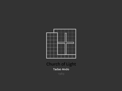 Tadao Ando architecture design graphic icon illustration modernism visual